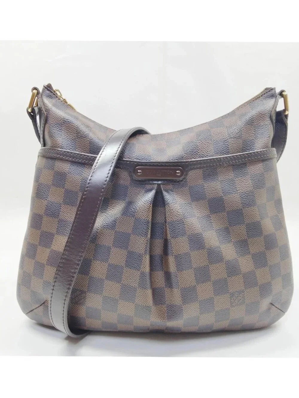 Authentic Louis Vuitton Bloomsbury PM Damier Ebene Crossbody Shoulder Bag